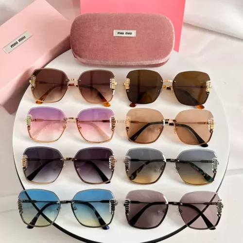 Replica MIU MIU AAA Quality Sunglasses #1367070 $60.00 USD for Wholesale