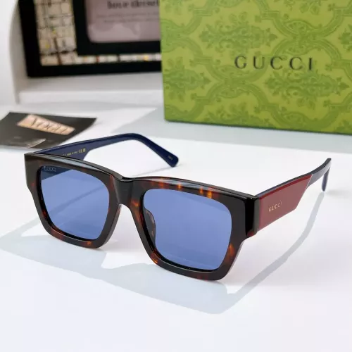 Gucci AAA Quality Sunglasses #1367173 $60.00 USD, Wholesale Replica Gucci AAA Quality Sunglasses