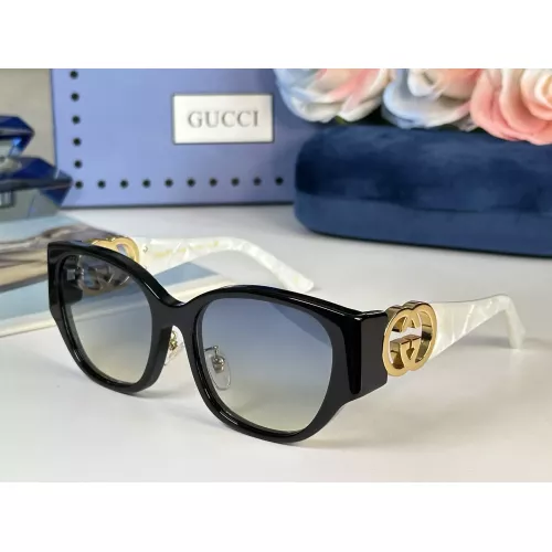 Gucci AAA Quality Sunglasses #1367178 $60.00 USD, Wholesale Replica Gucci AAA Quality Sunglasses