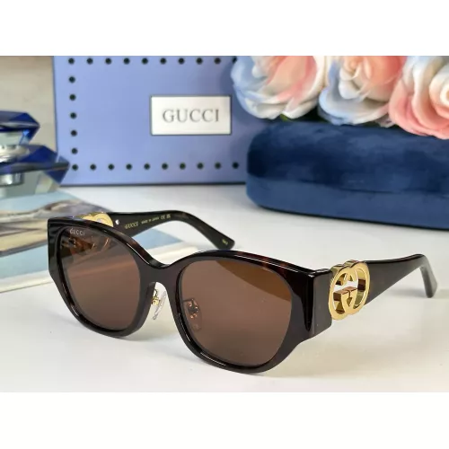Gucci AAA Quality Sunglasses #1367180 $60.00 USD, Wholesale Replica Gucci AAA Quality Sunglasses