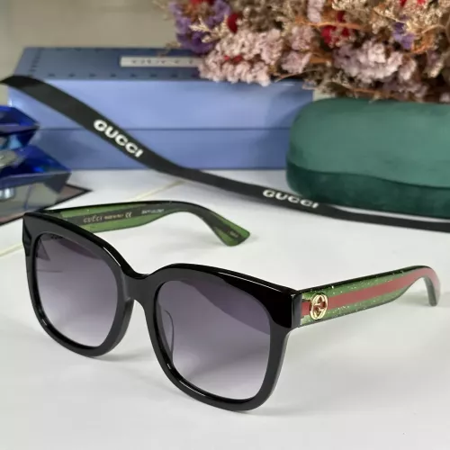 Gucci AAA Quality Sunglasses #1367225 $56.00 USD, Wholesale Replica Gucci AAA Quality Sunglasses