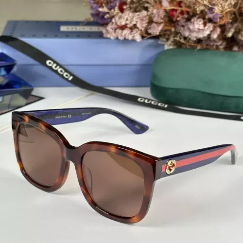 Gucci AAA Quality Sunglasses #1367227 $56.00 USD, Wholesale Replica Gucci AAA Quality Sunglasses