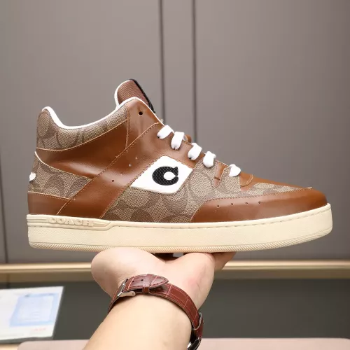 Replica Coach High Tops Shoes For Men #1367260 $85.00 USD for Wholesale