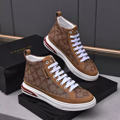 Replica Coach High Tops Shoes For Men #1367262 $85.00 USD for Wholesale