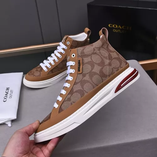 Replica Coach High Tops Shoes For Men #1367262 $85.00 USD for Wholesale