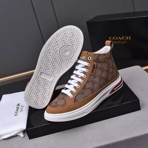 Replica Coach High Tops Shoes For Men #1367262 $85.00 USD for Wholesale