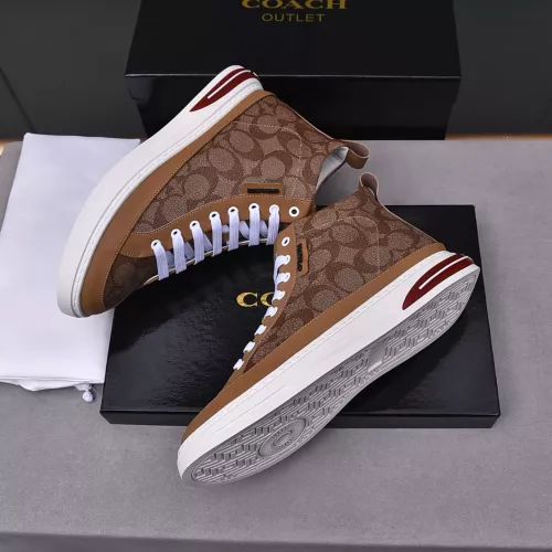 Replica Coach High Tops Shoes For Men #1367262 $85.00 USD for Wholesale