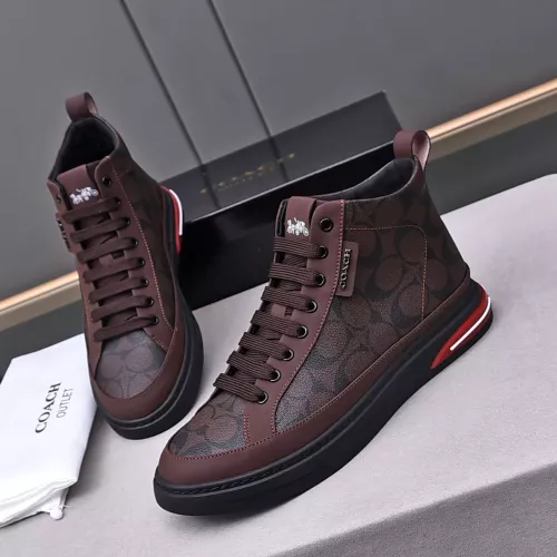 Coach High Tops Shoes For Men #1367263 $85.00 USD, Wholesale Replica Coach High Tops Shoes