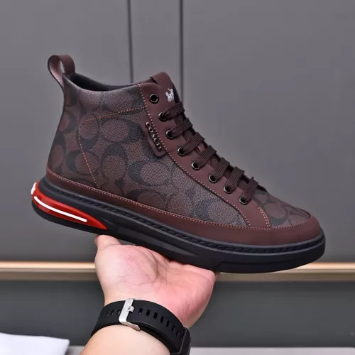 Replica Coach High Tops Shoes For Men #1367263 $85.00 USD for Wholesale