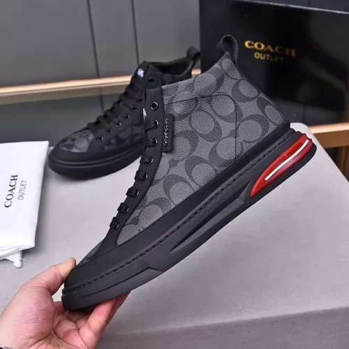 Replica Coach High Tops Shoes For Men #1367264 $85.00 USD for Wholesale