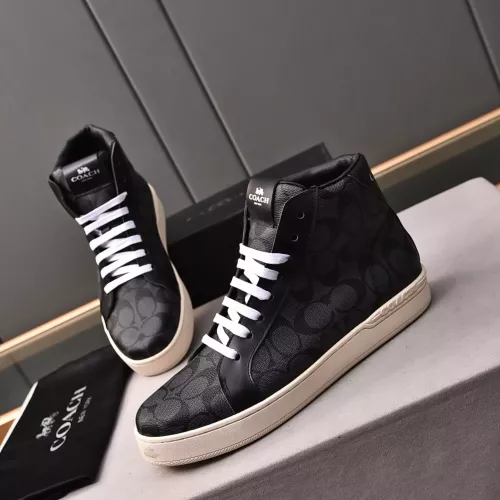 Coach High Tops Shoes For Men #1367266 $88.00 USD, Wholesale Replica Coach High Tops Shoes