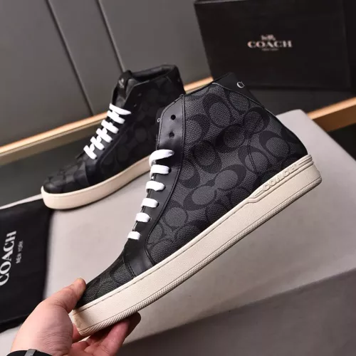 Replica Coach High Tops Shoes For Men #1367266 $88.00 USD for Wholesale