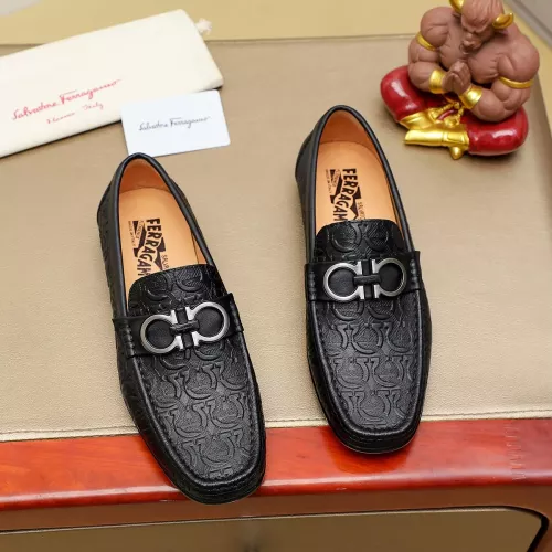 Salvatore Ferragamo Leather Shoes For Men #1367300 $72.00 USD, Wholesale Replica Salvatore Ferragamo Leather Shoes