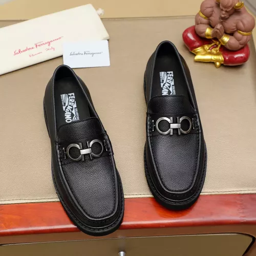 Salvatore Ferragamo Leather Shoes For Men #1367301 $96.00 USD, Wholesale Replica Salvatore Ferragamo Leather Shoes