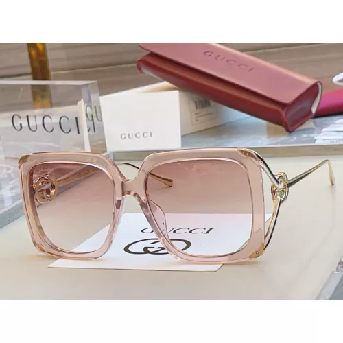 Gucci AAA Quality Sunglasses #1367442 $56.00 USD, Wholesale Replica Gucci AAA Quality Sunglasses