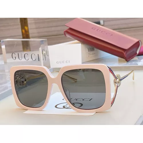 Gucci AAA Quality Sunglasses #1367444 $56.00 USD, Wholesale Replica Gucci AAA Quality Sunglasses