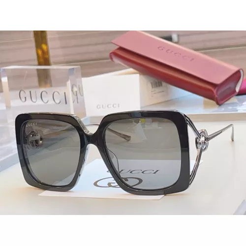 Gucci AAA Quality Sunglasses #1367445 $56.00 USD, Wholesale Replica Gucci AAA Quality Sunglasses