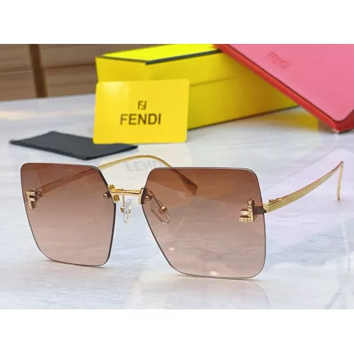 Fendi AAA Quality Sunglasses #1367484 $60.00 USD, Wholesale Replica Fendi AAA Quality Sunglasses