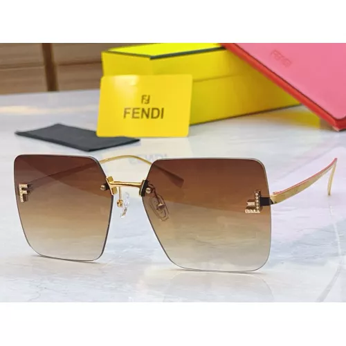 Fendi AAA Quality Sunglasses #1367485 $60.00 USD, Wholesale Replica Fendi AAA Quality Sunglasses