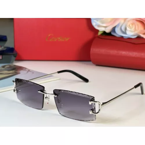Cartier AAA Quality Sunglassess #1367516 $60.00 USD, Wholesale Replica Cartier AAA Quality Sunglassess