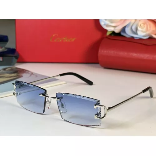 Cartier AAA Quality Sunglassess #1367523 $60.00 USD, Wholesale Replica Cartier AAA Quality Sunglassess