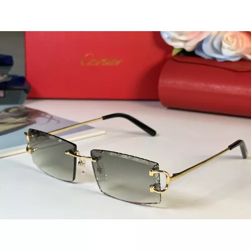 Cartier AAA Quality Sunglassess #1367524 $60.00 USD, Wholesale Replica Cartier AAA Quality Sunglassess