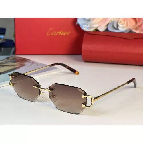 Cartier AAA Quality Sunglassess #1367528 $60.00 USD, Wholesale Replica Cartier AAA Quality Sunglassess