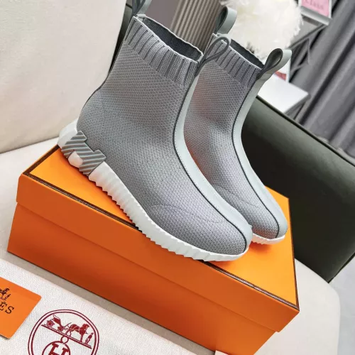Replica Hermes Boots For Men #1367590 $102.00 USD for Wholesale