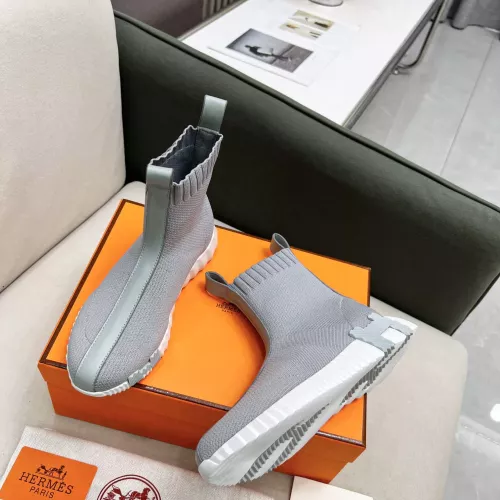 Replica Hermes Boots For Men #1367590 $102.00 USD for Wholesale