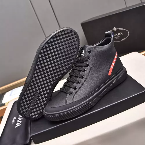 Replica Prada High Top Shoes For Men #1367636 $82.00 USD for Wholesale