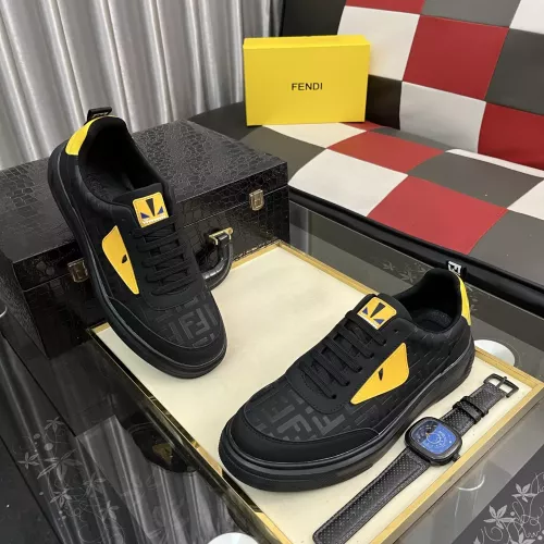 Replica Fendi Casual Shoes For Men #1367734 $80.00 USD for Wholesale