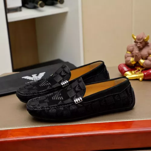 Replica Armani Leather Shoes For Men #1367849 $72.00 USD for Wholesale