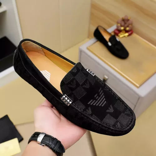 Replica Armani Leather Shoes For Men #1367849 $72.00 USD for Wholesale