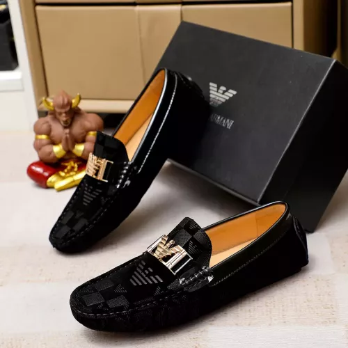 Replica Armani Leather Shoes For Men #1367850 $72.00 USD for Wholesale
