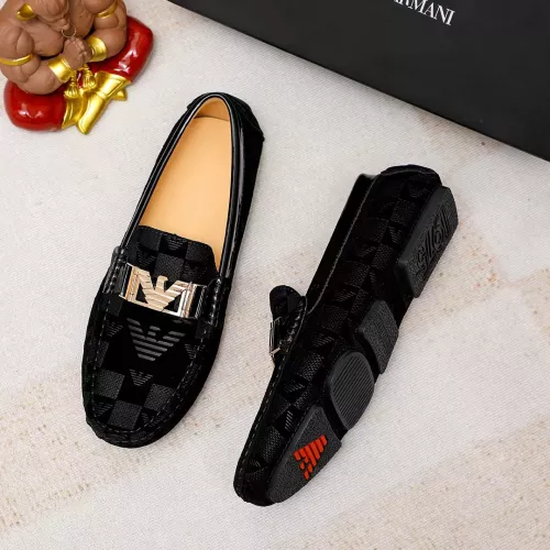 Replica Armani Leather Shoes For Men #1367850 $72.00 USD for Wholesale