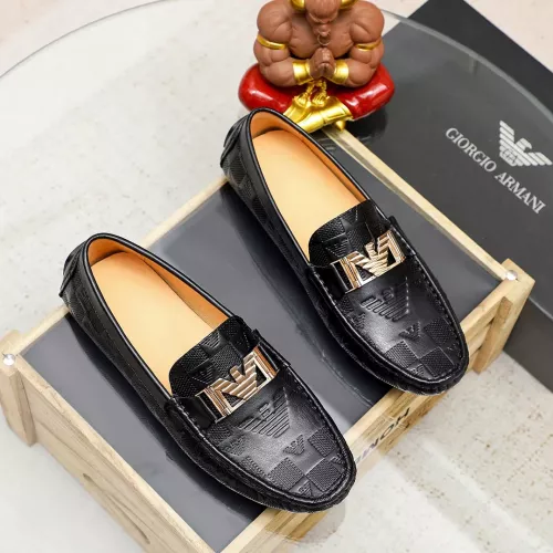 Armani Leather Shoes For Men #1367851 $72.00 USD, Wholesale Replica Armani Leather Shoes