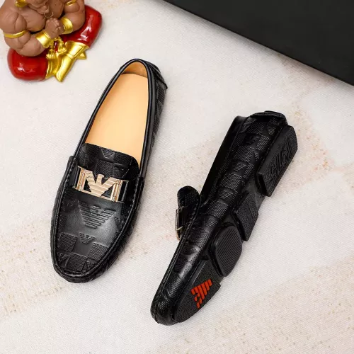 Replica Armani Leather Shoes For Men #1367851 $72.00 USD for Wholesale