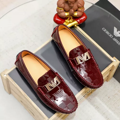 Armani Leather Shoes For Men #1367853 $72.00 USD, Wholesale Replica Armani Leather Shoes