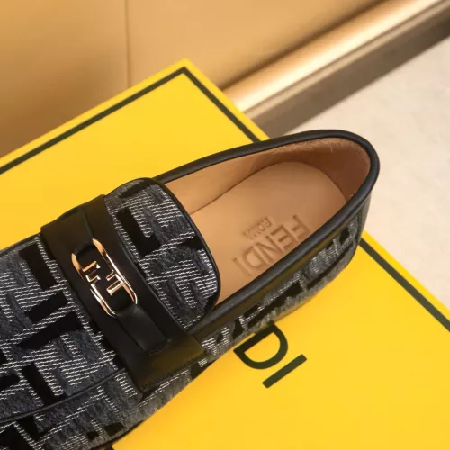 Replica Fendi Leather Shoes For Men #1367888 $88.00 USD for Wholesale