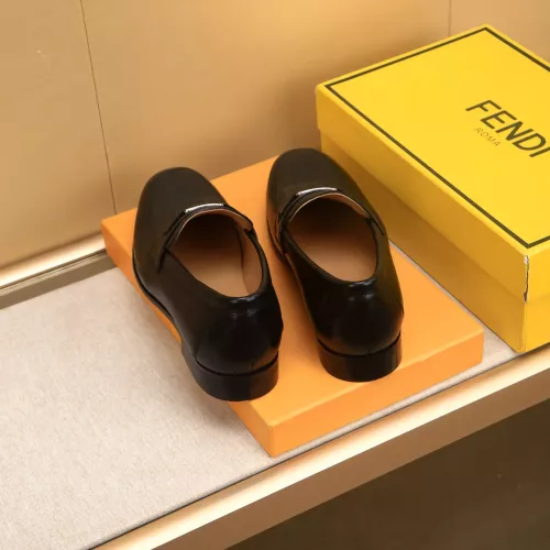 Replica Fendi Leather Shoes For Men #1367893 $88.00 USD for Wholesale