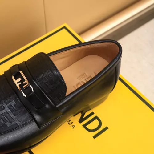 Replica Fendi Leather Shoes For Men #1367893 $88.00 USD for Wholesale