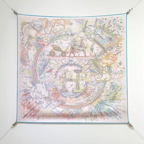 Hermes Silk Squares #1367895 $64.00 USD, Wholesale Replica Hermes Scarf