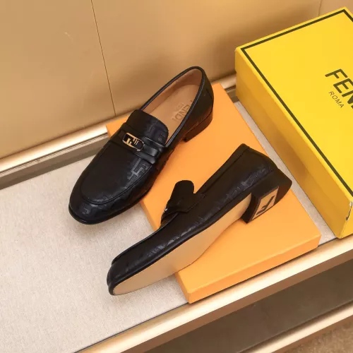 Replica Fendi Leather Shoes For Men #1367899 $88.00 USD for Wholesale