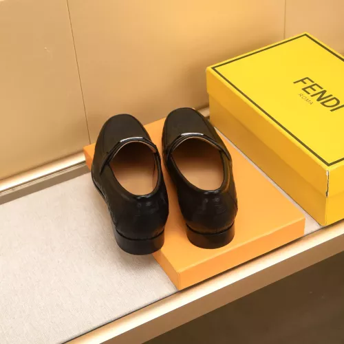 Replica Fendi Leather Shoes For Men #1367899 $88.00 USD for Wholesale