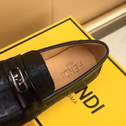 Replica Fendi Leather Shoes For Men #1367899 $88.00 USD for Wholesale