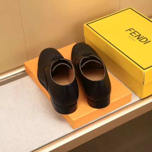 Replica Fendi Leather Shoes For Men #1367905 $88.00 USD for Wholesale