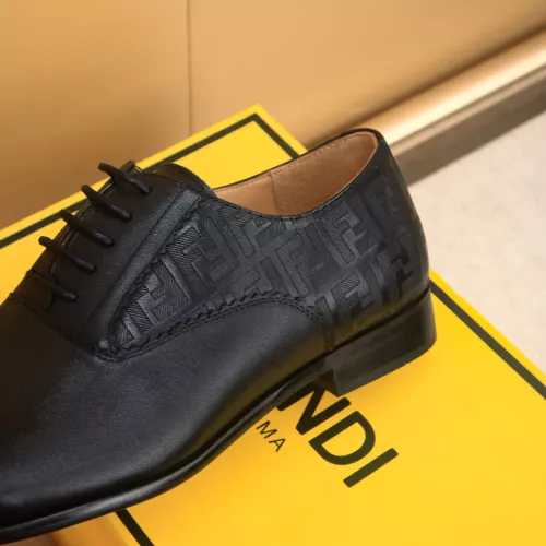 Replica Fendi Leather Shoes For Men #1367906 $88.00 USD for Wholesale