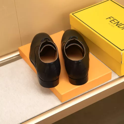 Replica Fendi Leather Shoes For Men #1367906 $88.00 USD for Wholesale