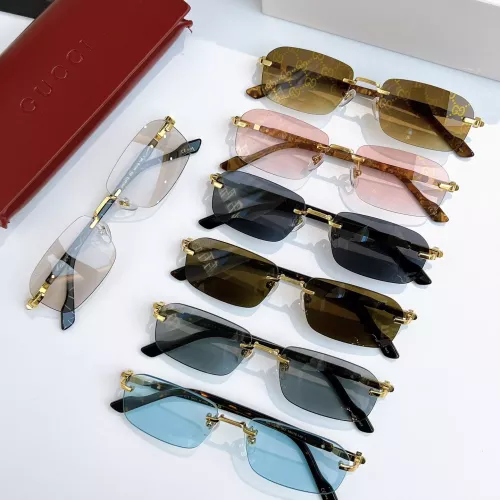 Replica Gucci AAA Quality Sunglasses #1368033 $60.00 USD for Wholesale