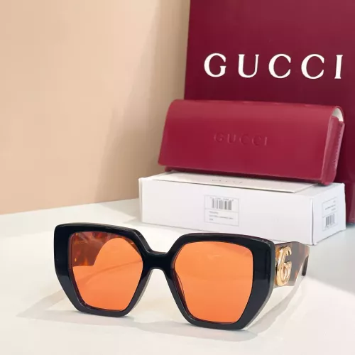 Gucci AAA Quality Sunglasses #1368085 $64.00 USD, Wholesale Replica Gucci AAA Quality Sunglasses